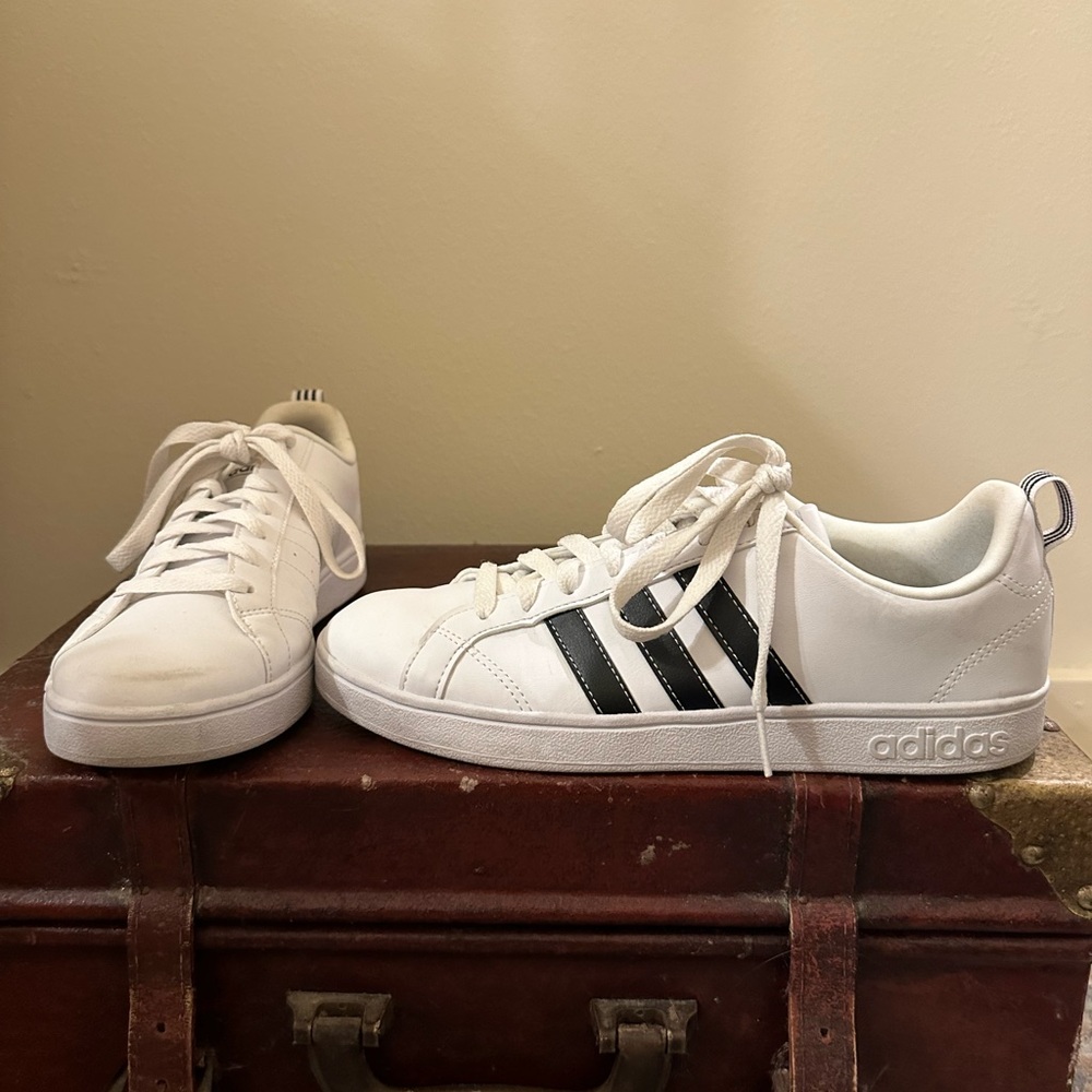 Adidas Sneakers, Size 8 1/2, white